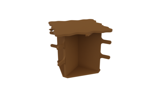 le solid color-brown_ral8008