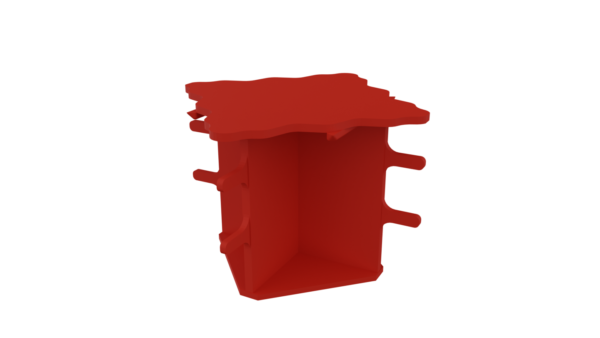 le solid color-red_ral3020